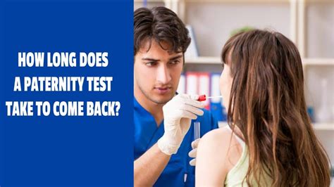 how long does a court ordered paternity test take