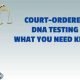 how much is a court ordered paternity test