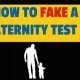 how to cheat a paternity test