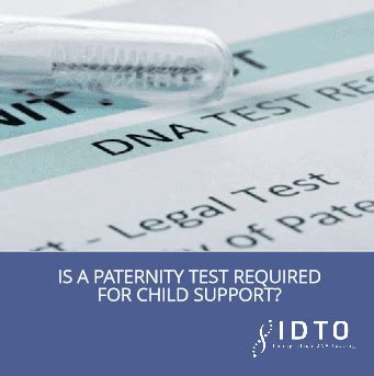 is a paternity test required for child support in texas